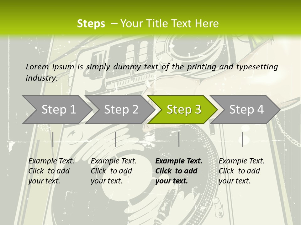 Industry Rock Instrument PowerPoint Template