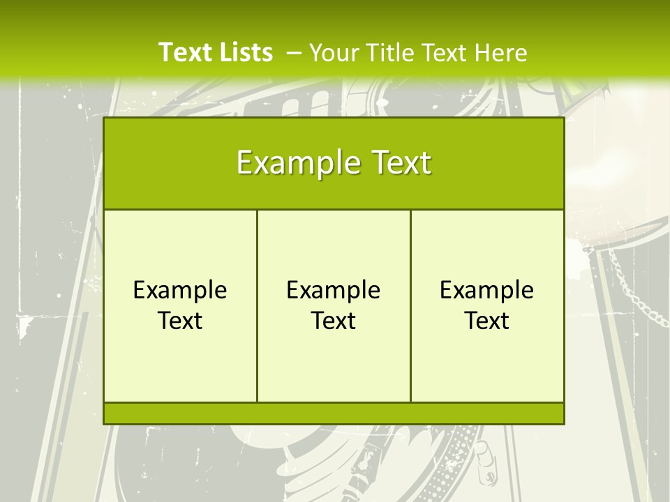 Industry Rock Instrument PowerPoint Template