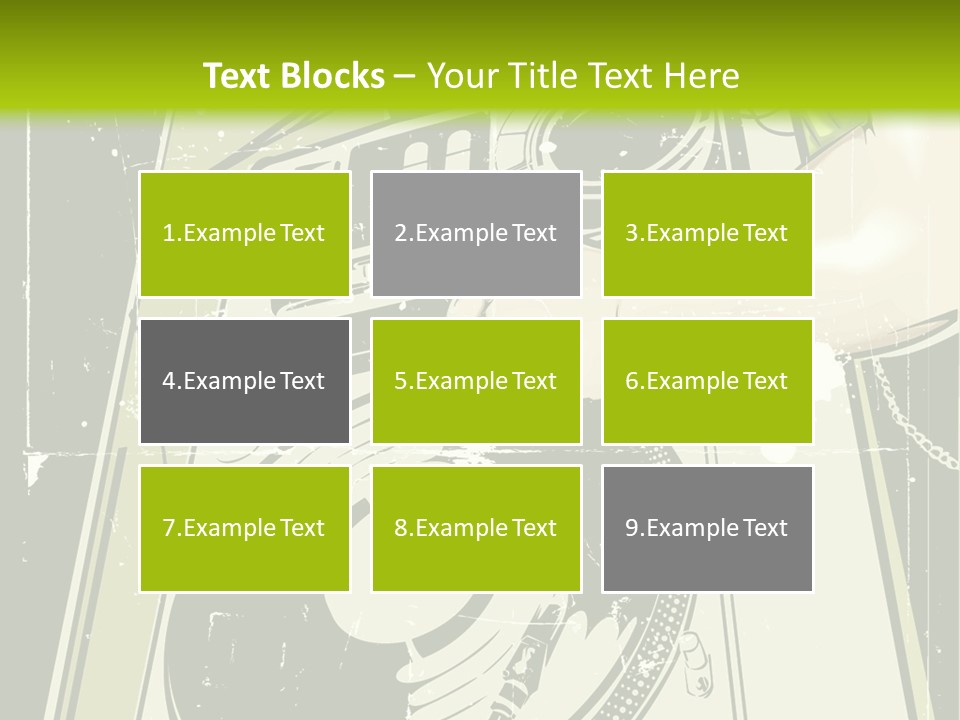 Industry Rock Instrument PowerPoint Template