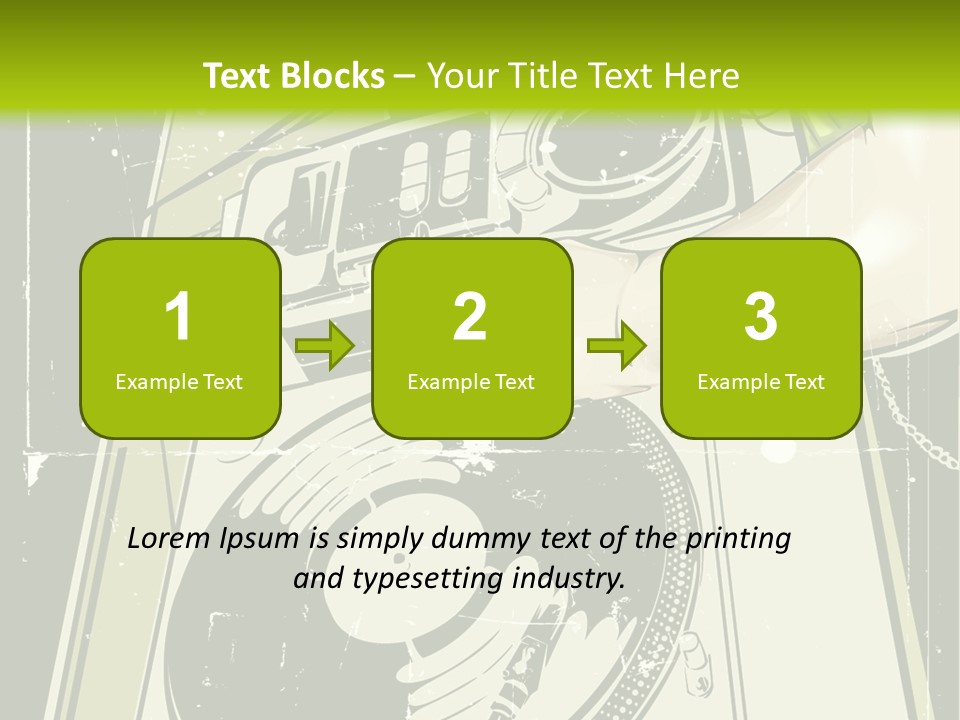 Industry Rock Instrument PowerPoint Template