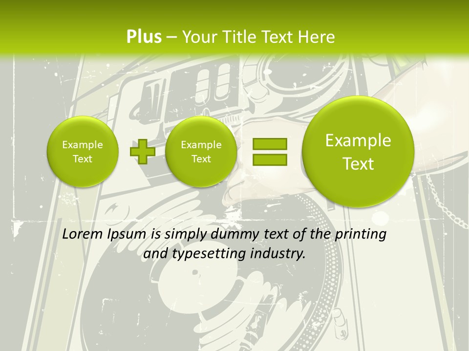 Industry Rock Instrument PowerPoint Template