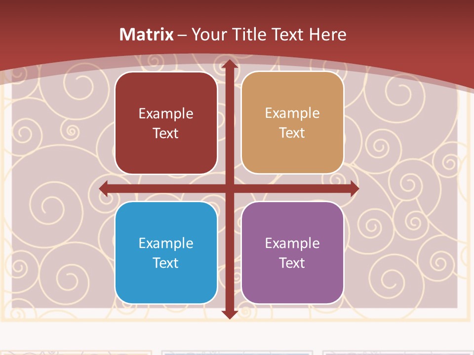 Texture Festive Decoration PowerPoint Template