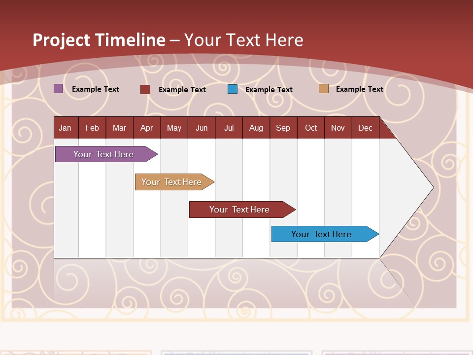 Texture Festive Decoration PowerPoint Template