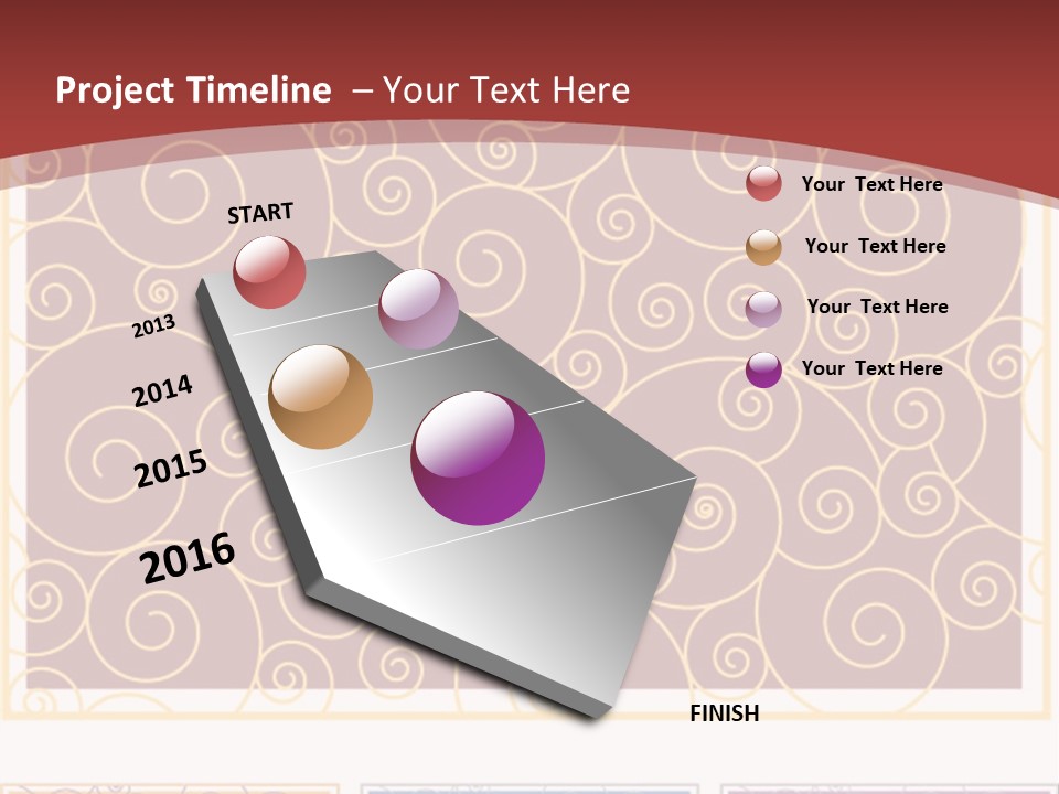 Texture Festive Decoration PowerPoint Template