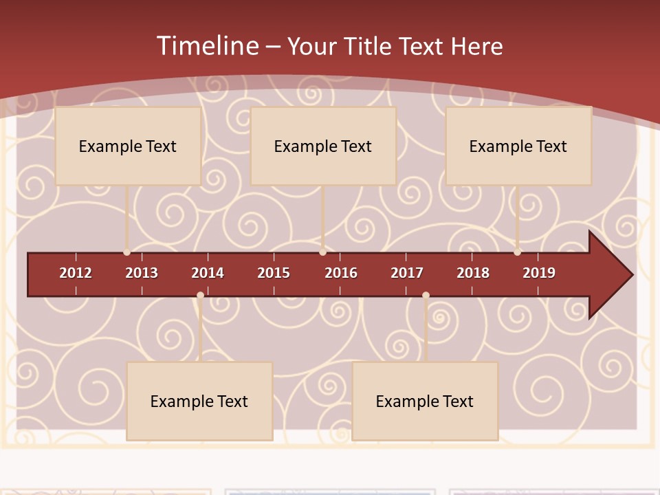 Texture Festive Decoration PowerPoint Template