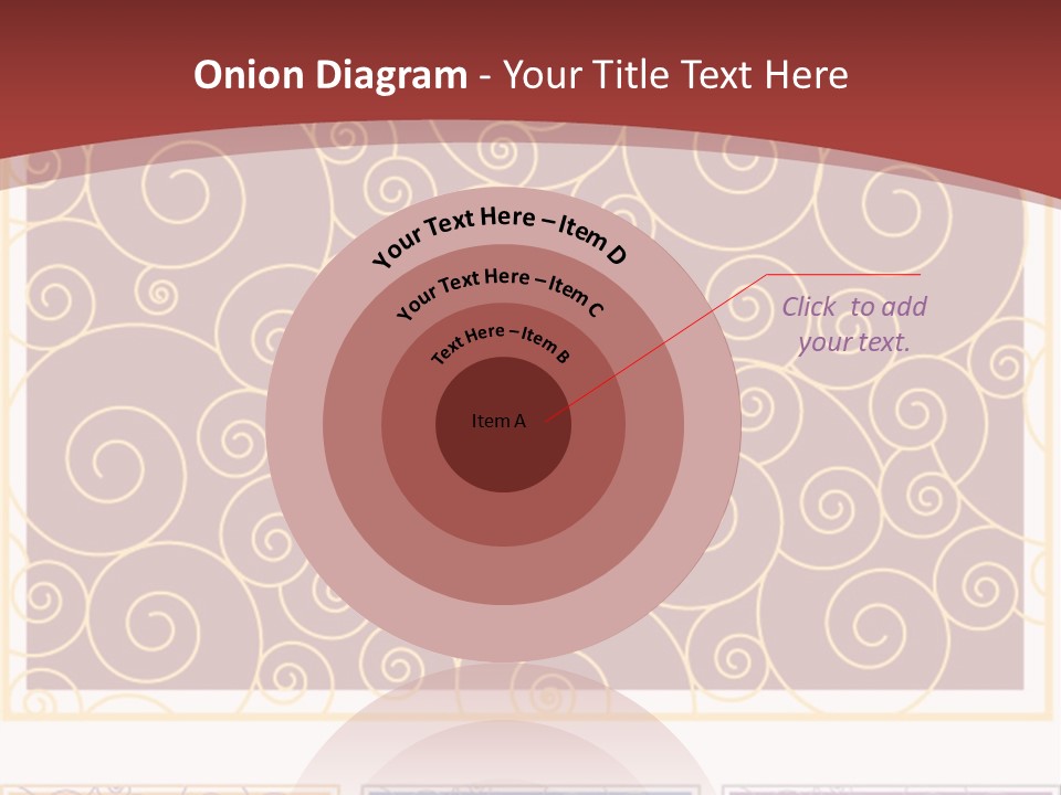 Texture Festive Decoration PowerPoint Template