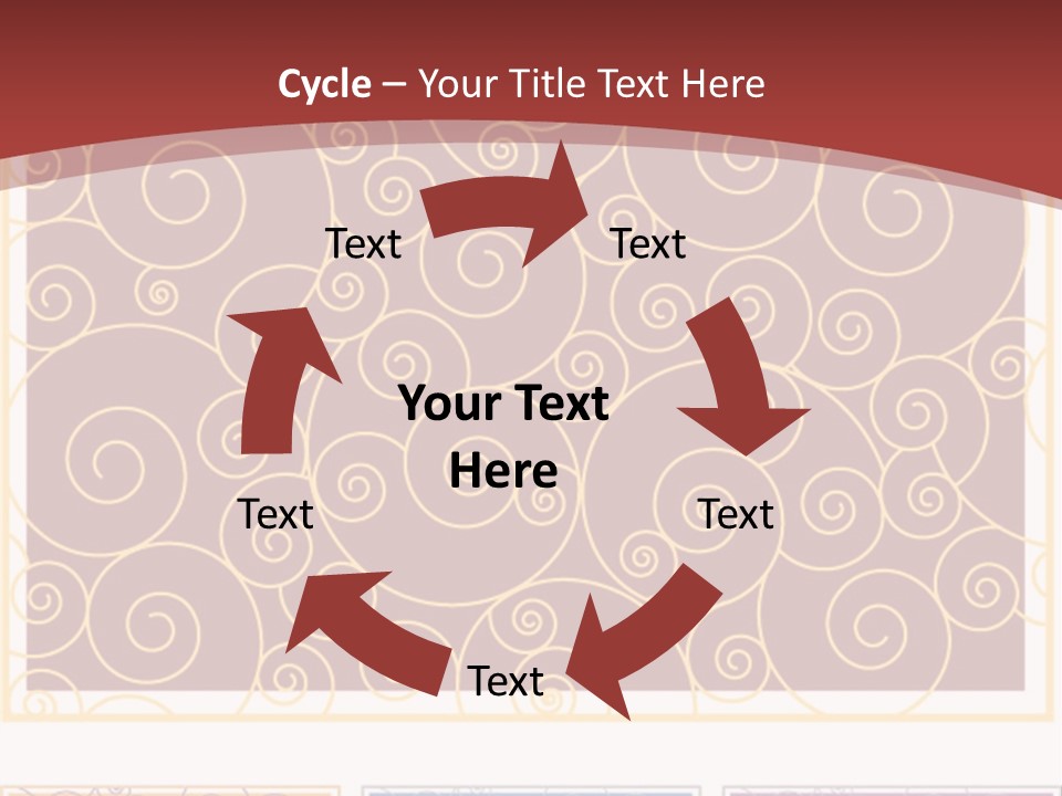 Texture Festive Decoration PowerPoint Template
