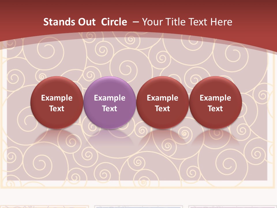 Texture Festive Decoration PowerPoint Template