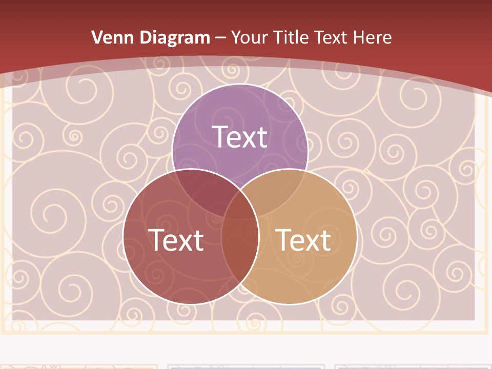 Texture Festive Decoration PowerPoint Template