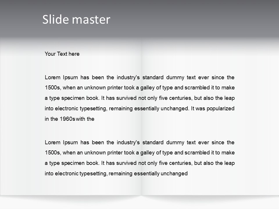 Inside Write Office PowerPoint Template