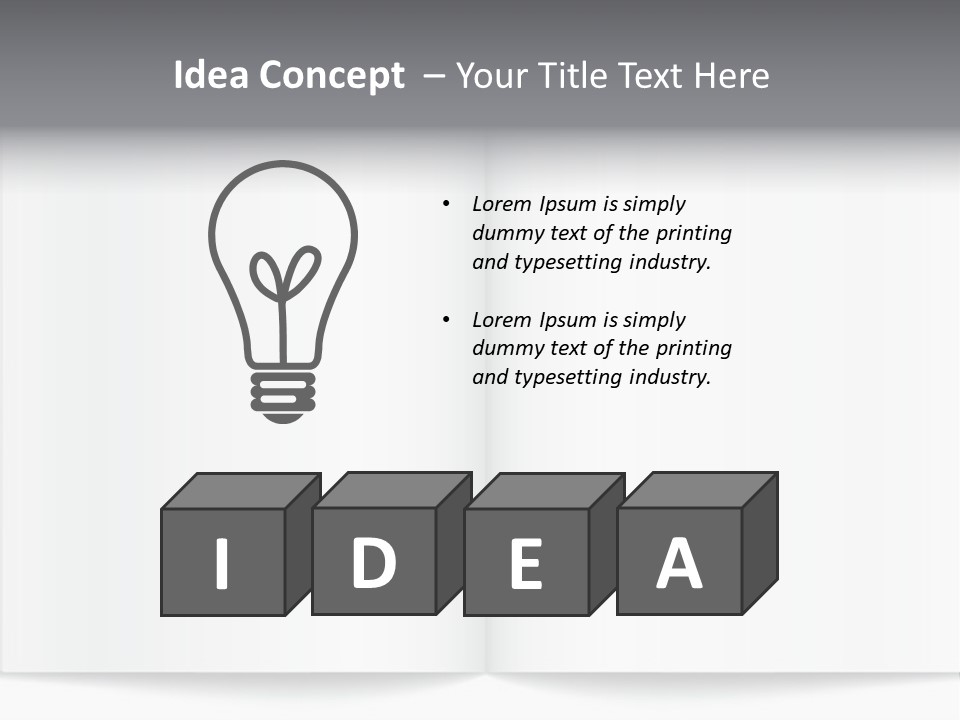 Inside Write Office PowerPoint Template