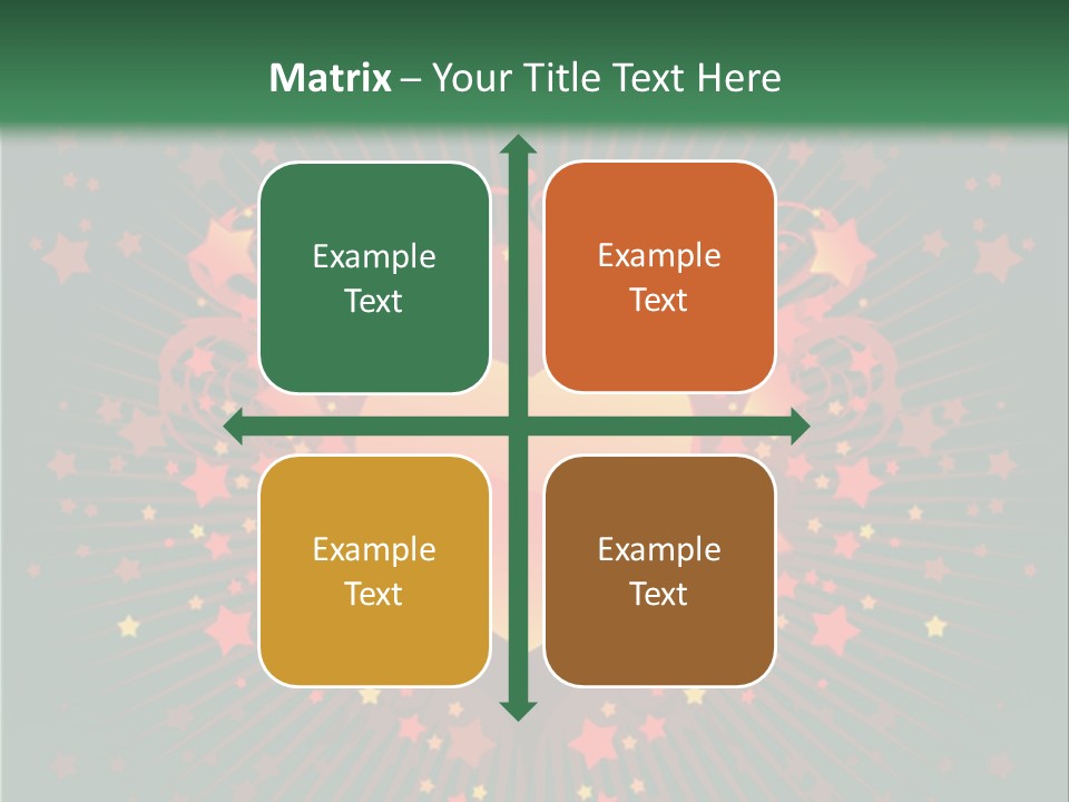 Holiday Deco Frame PowerPoint Template