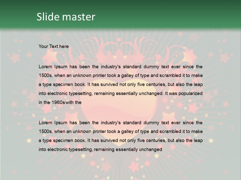 Holiday Deco Frame PowerPoint Template