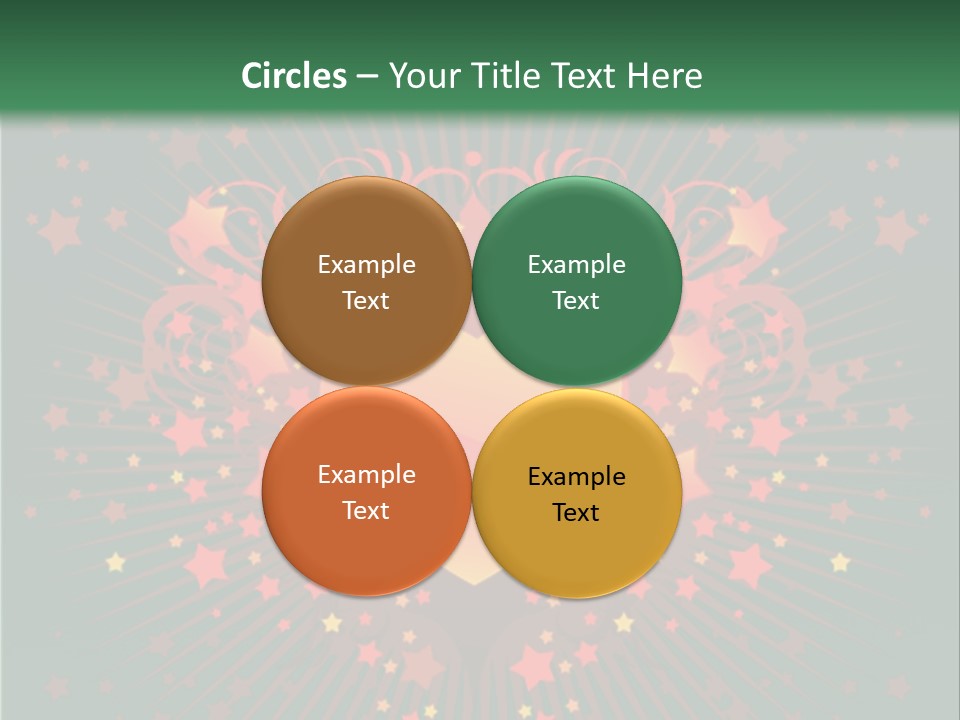 Holiday Deco Frame PowerPoint Template