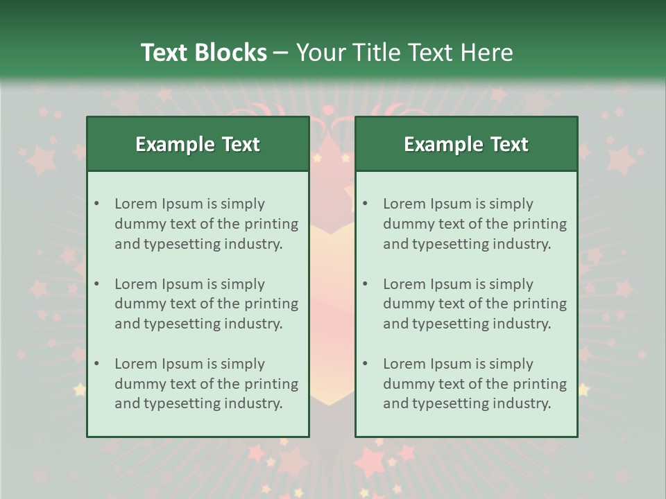 Holiday Deco Frame PowerPoint Template