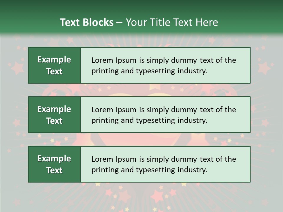 Holiday Deco Frame PowerPoint Template