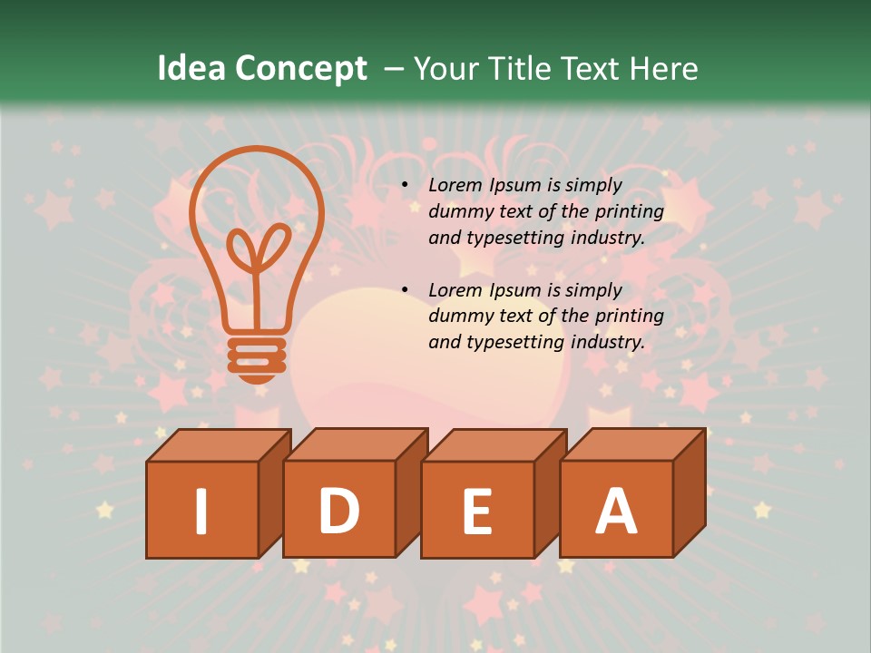 Holiday Deco Frame PowerPoint Template