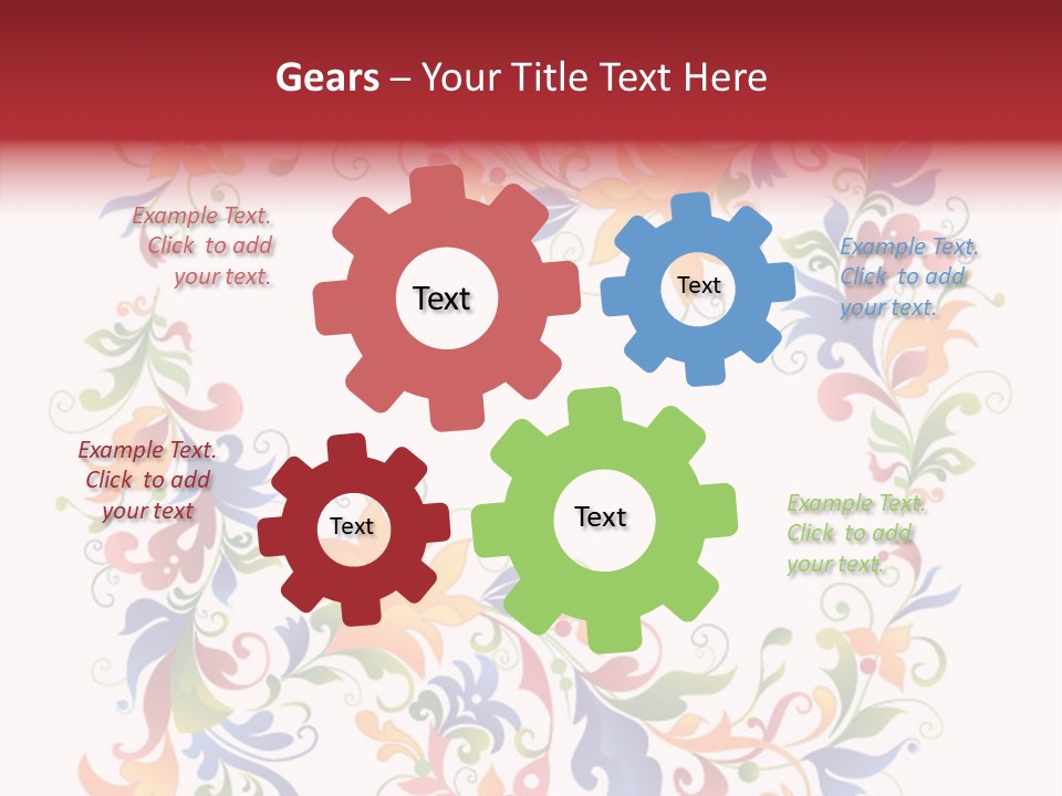 A Colorful Floral Powerpoint Presentation PowerPoint Template