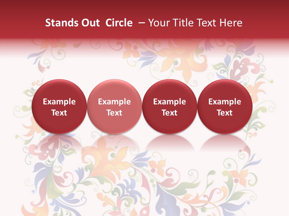 A Colorful Floral Powerpoint Presentation PowerPoint Template