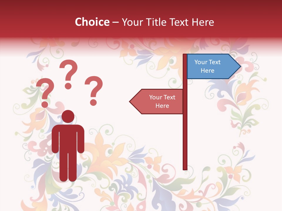 A Colorful Floral Powerpoint Presentation PowerPoint Template