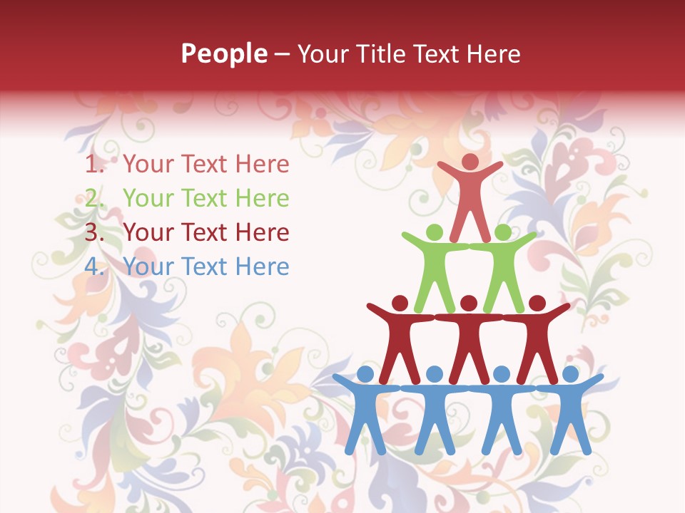 A Colorful Floral Powerpoint Presentation PowerPoint Template