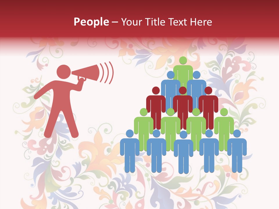 A Colorful Floral Powerpoint Presentation PowerPoint Template