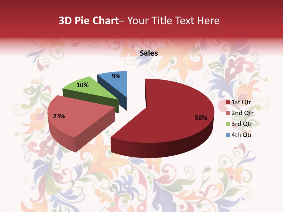 A Colorful Floral Powerpoint Presentation PowerPoint Template