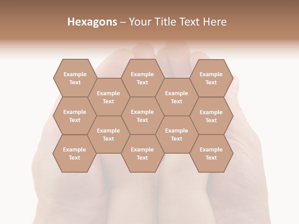 Connection Hand Support PowerPoint Template