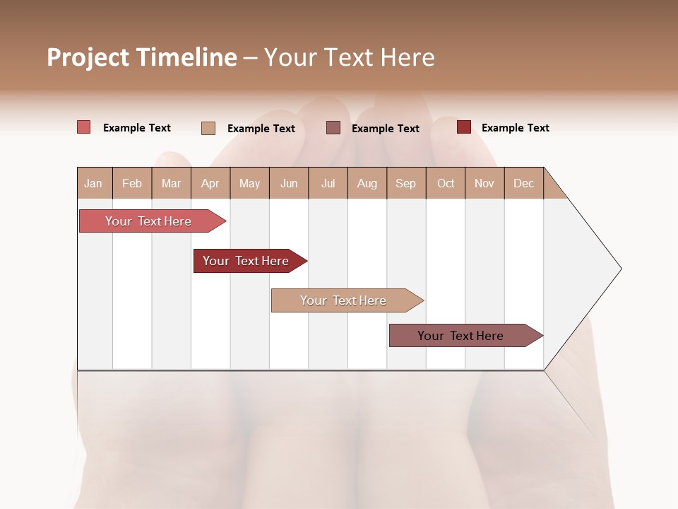 Connection Hand Support PowerPoint Template