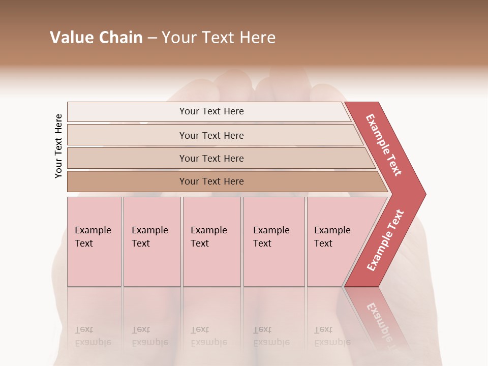 Connection Hand Support PowerPoint Template