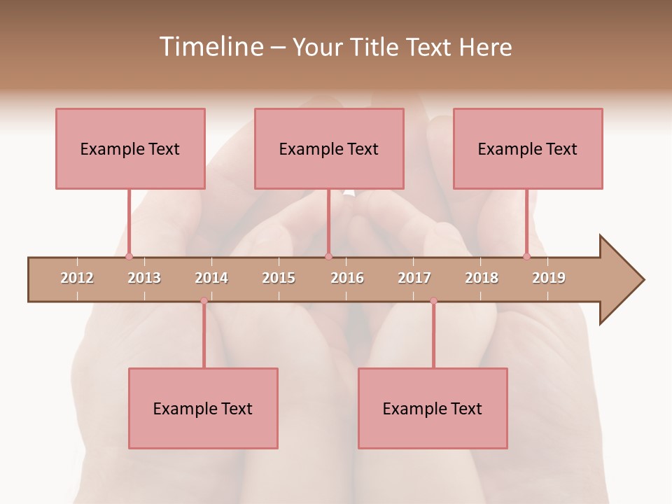 Connection Hand Support PowerPoint Template