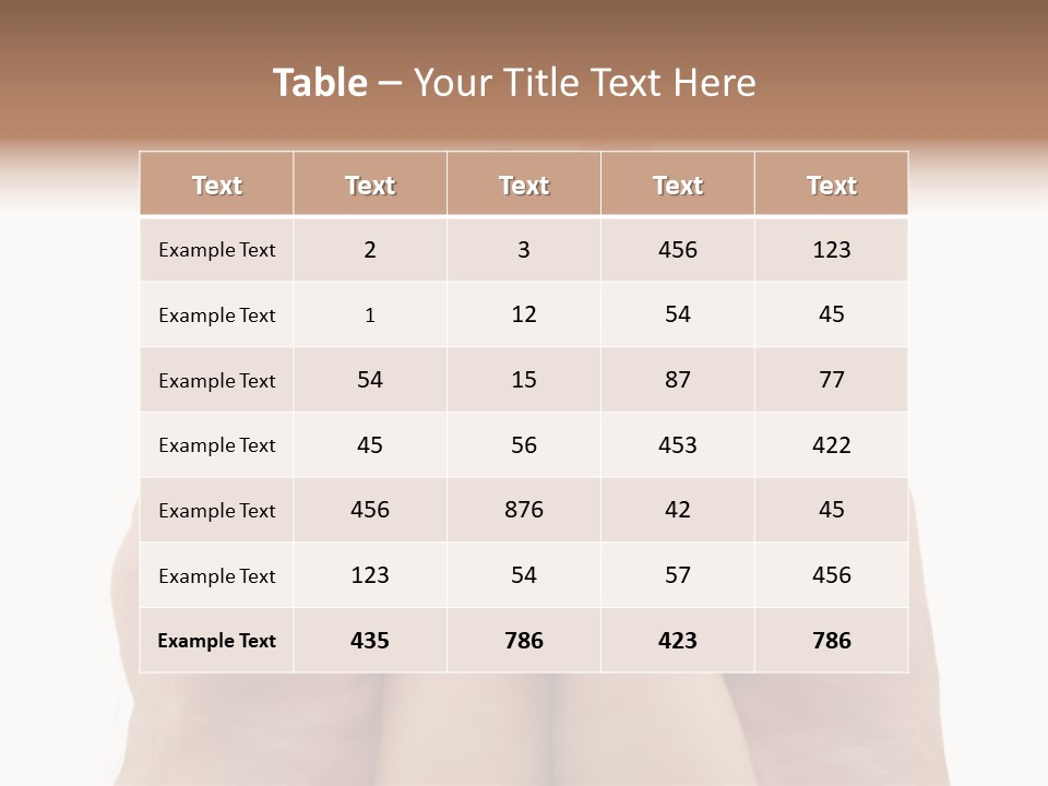 Connection Hand Support PowerPoint Template