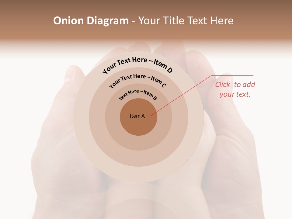 Connection Hand Support PowerPoint Template