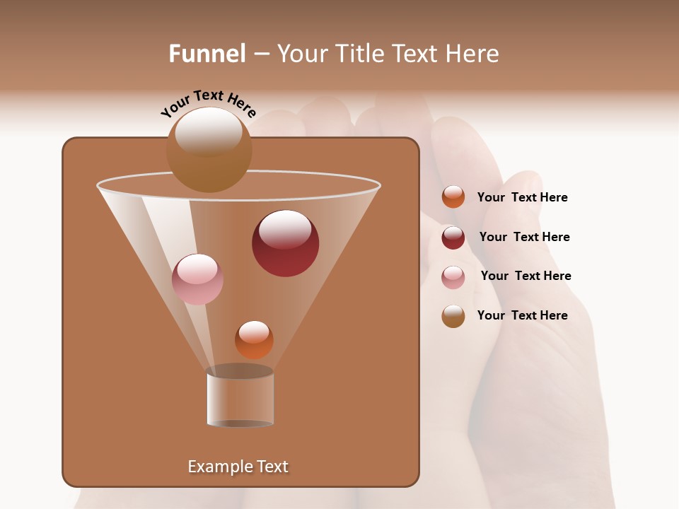 Connection Hand Support PowerPoint Template