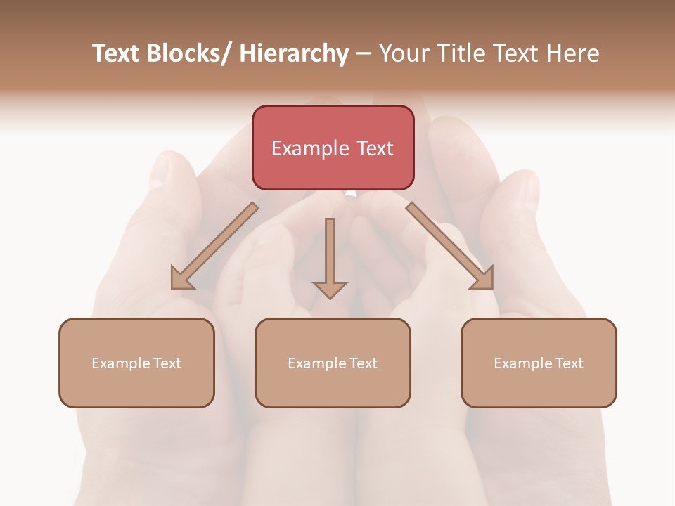 Connection Hand Support PowerPoint Template