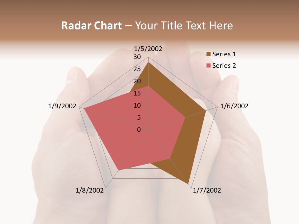 Connection Hand Support PowerPoint Template