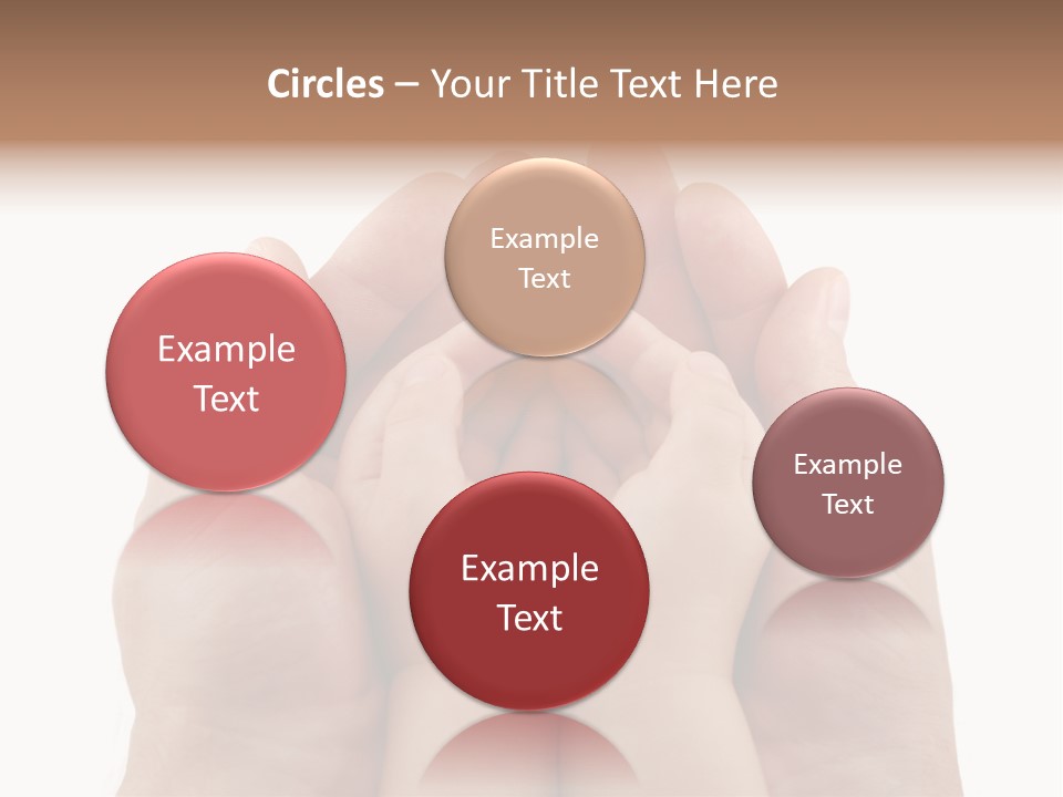 Connection Hand Support PowerPoint Template