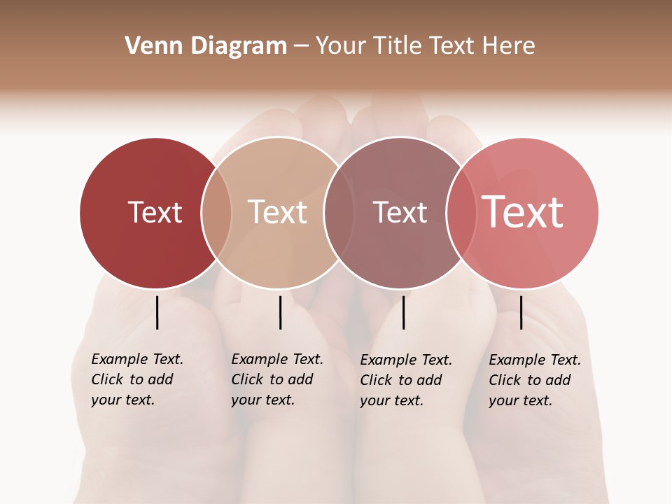 Connection Hand Support PowerPoint Template