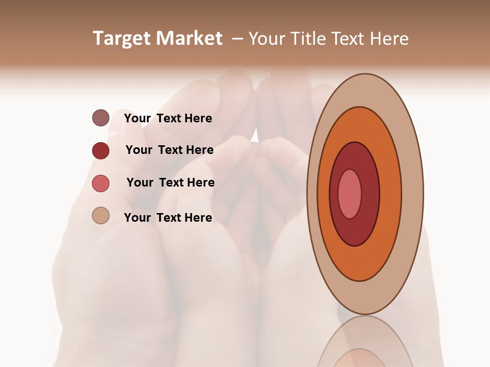 Connection Hand Support PowerPoint Template