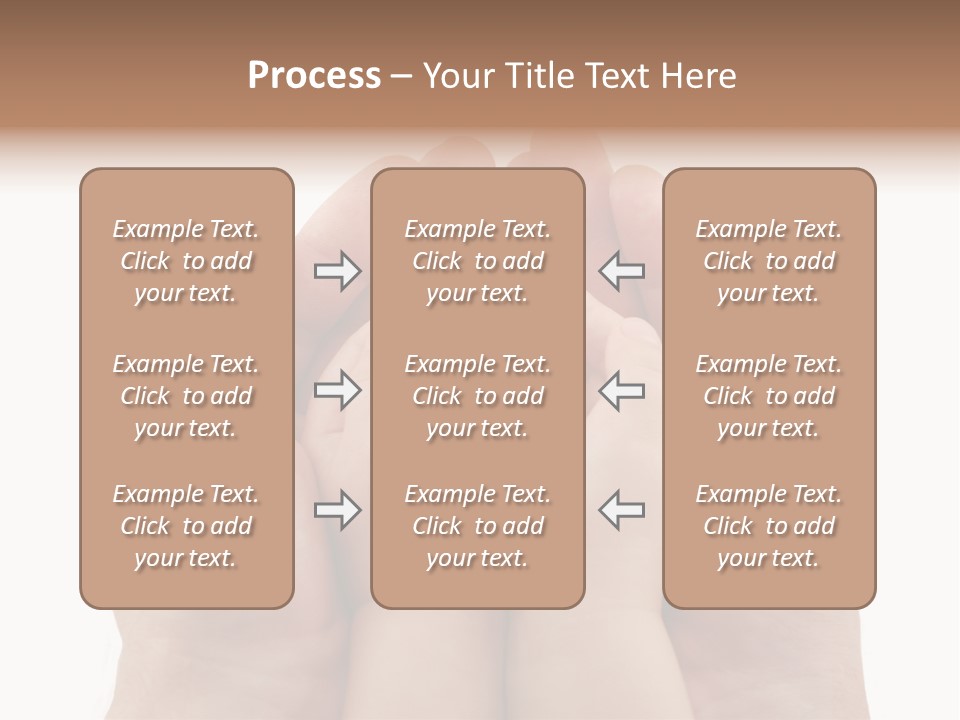 Connection Hand Support PowerPoint Template