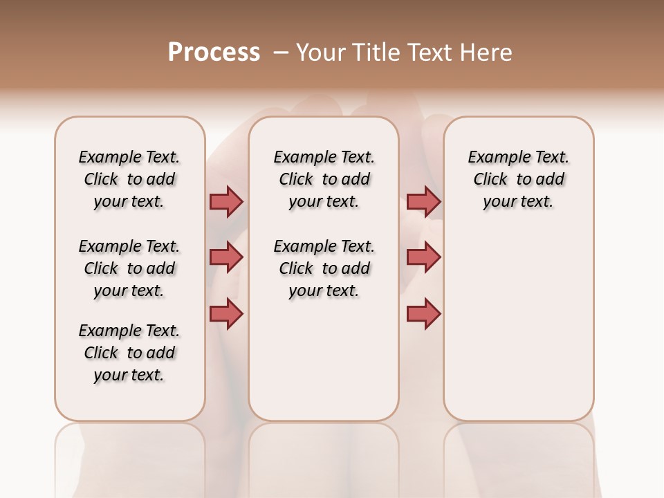 Connection Hand Support PowerPoint Template
