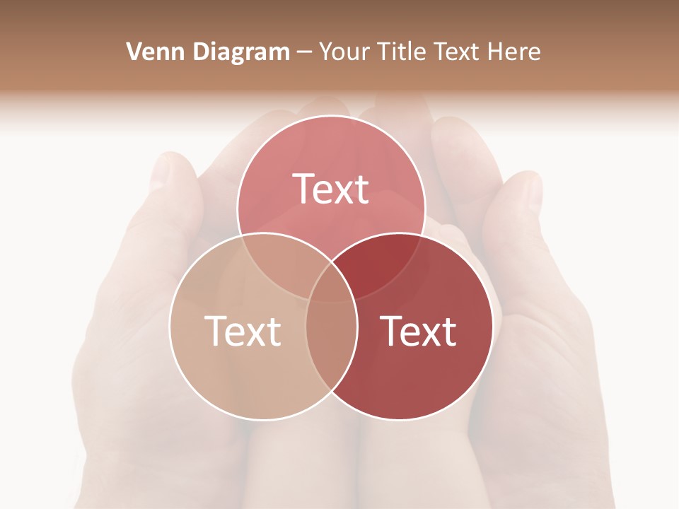 Connection Hand Support PowerPoint Template