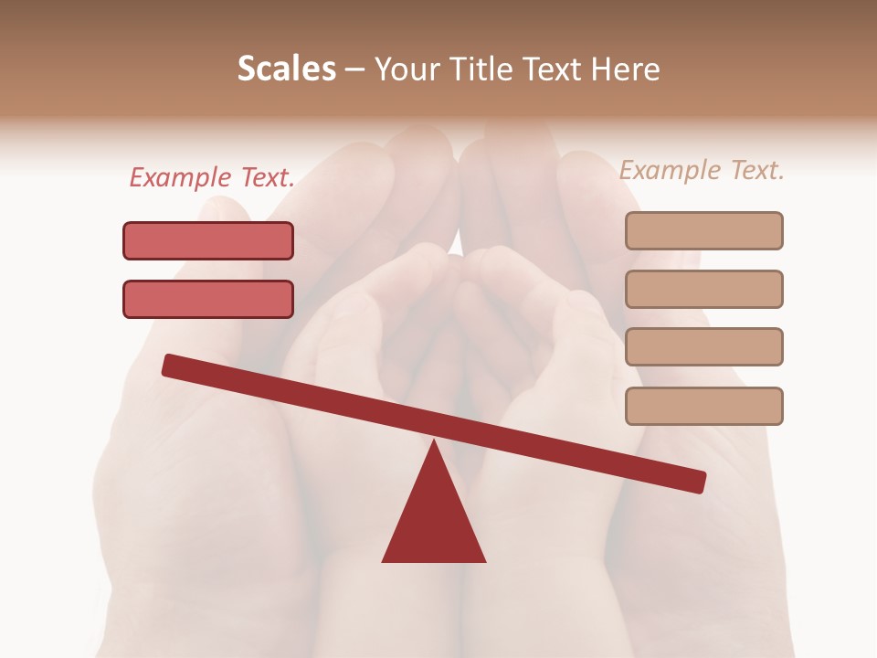 Connection Hand Support PowerPoint Template