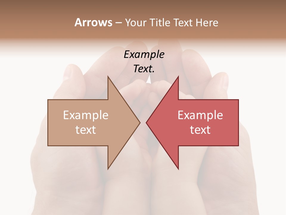 Connection Hand Support PowerPoint Template