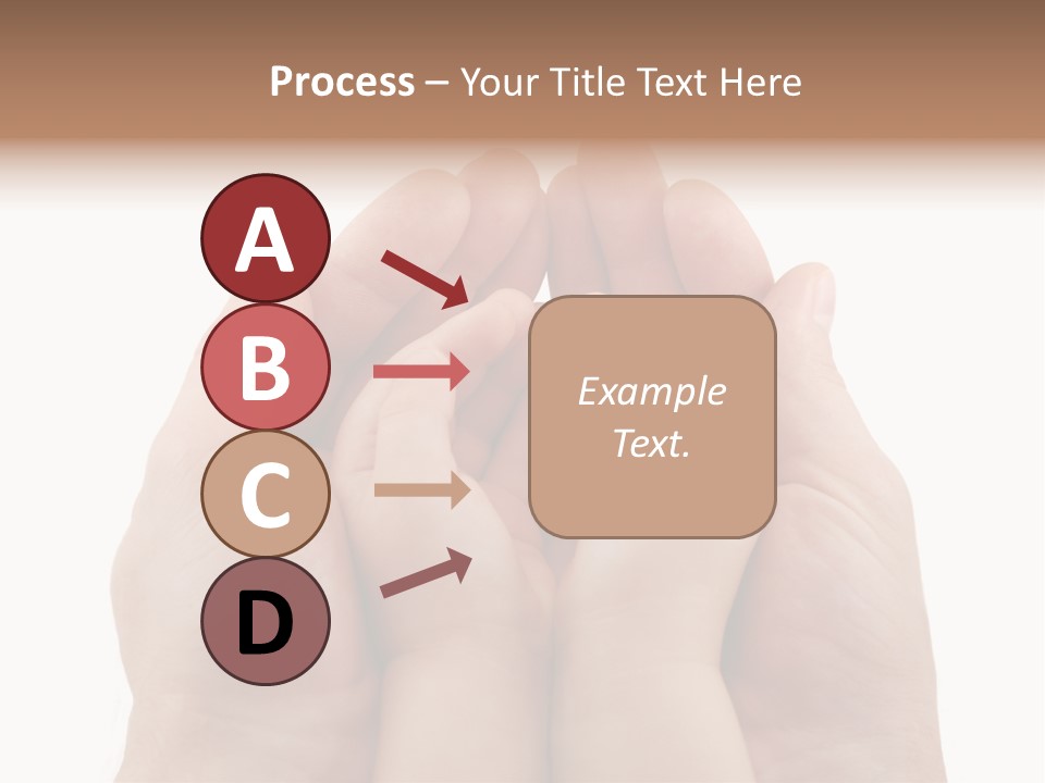 Connection Hand Support PowerPoint Template