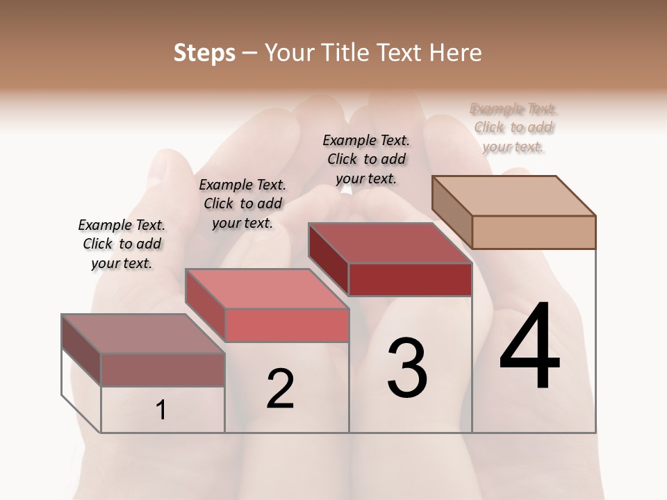 Connection Hand Support PowerPoint Template