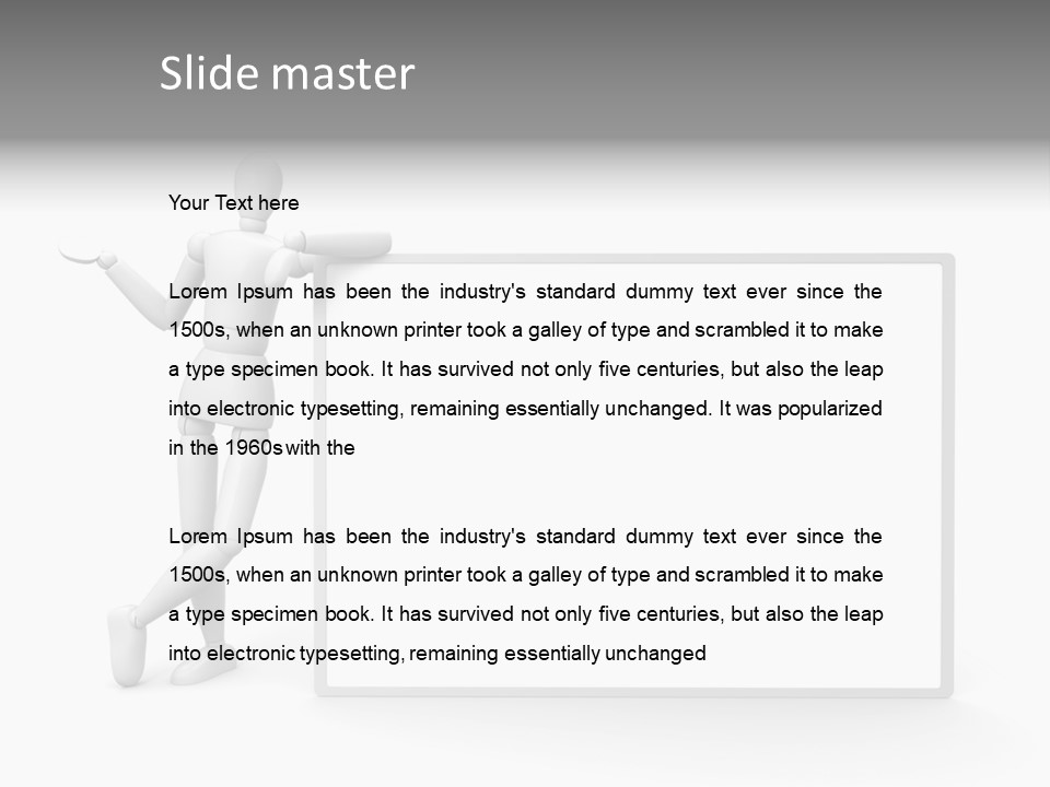 Gender Void Human PowerPoint Template