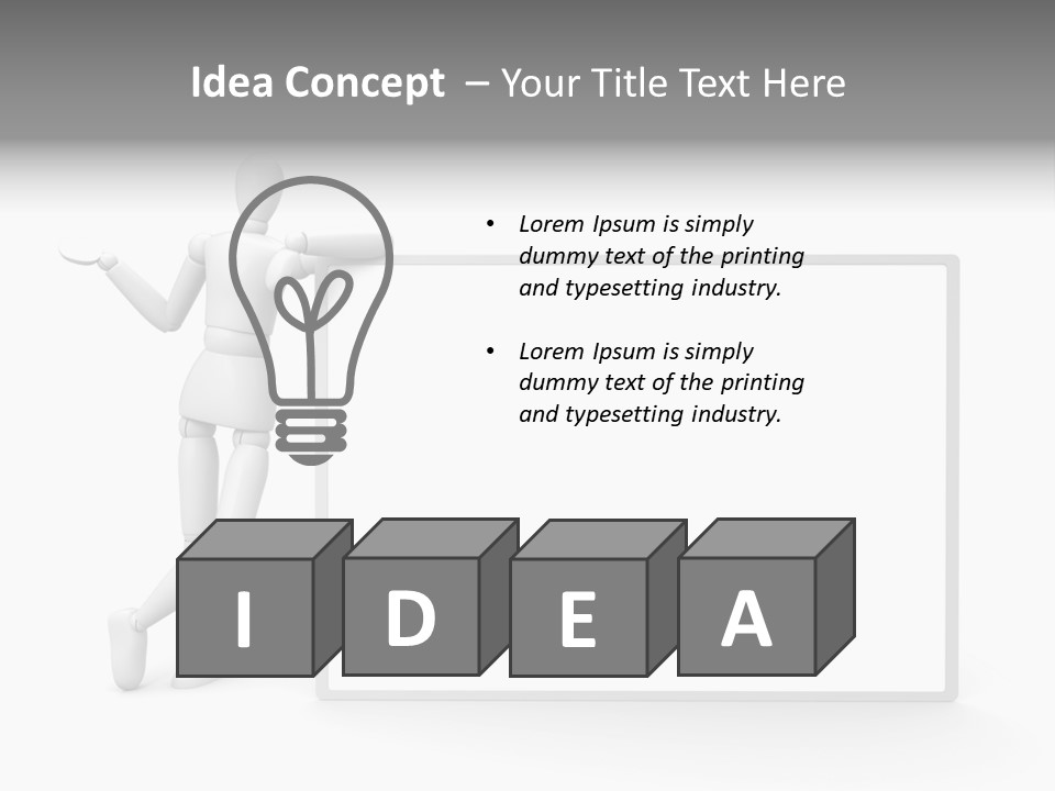 Gender Void Human PowerPoint Template
