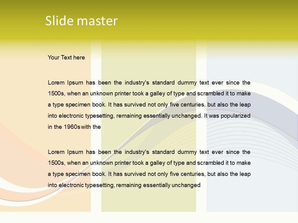 Texture Easy Abstract PowerPoint Template