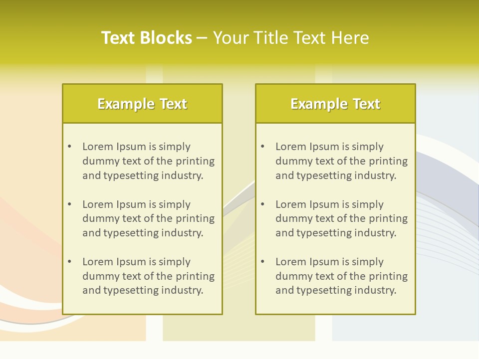 Texture Easy Abstract PowerPoint Template